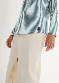 Langarmshirt aus reiner Baumwolle