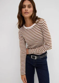 Langarmshirt aus reiner Bio-Baumwolle