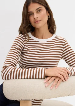 Langarmshirt aus reiner Bio-Baumwolle