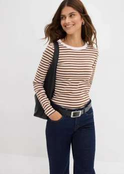 Langarmshirt aus reiner Bio-Baumwolle