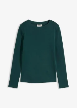 Langarmshirt aus reiner Bio-Baumwolle