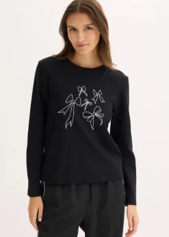 Langarmshirt aus reiner Bio-Baumwolle