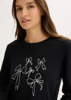 Langarmshirt aus reiner Bio-Baumwolle