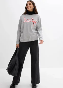 Langarmshirt aus reiner Bio-Baumwolle