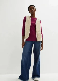 Langarmshirt aus reiner Bio-Baumwolle