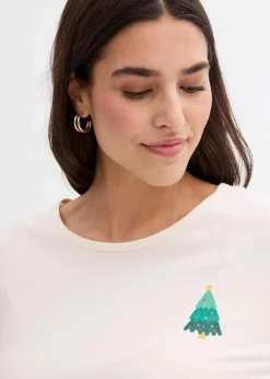 Langarmshirt aus reiner Bio-Baumwolle