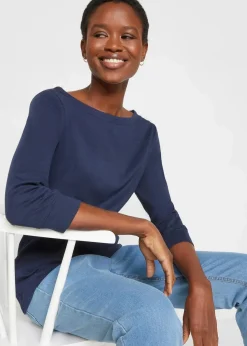 Langarmshirt aus reiner Bio-Baumwolle