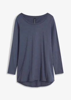 Langarmshirt aus reiner Baumwolle