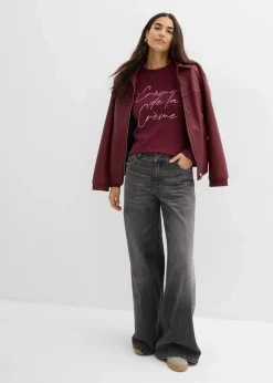 Langarmshirt aus reiner Baumwolle