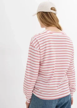 Langarmshirt aus reiner Bio-Baumwolle