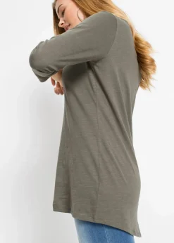 Langarmshirt aus reiner Baumwolle