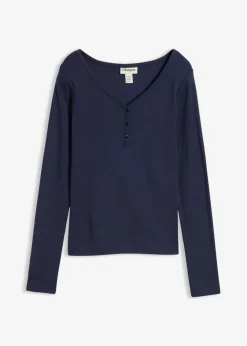 Langarmshirt aus reiner Bio-Baumwolle