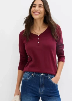 Langarmshirt aus reiner Bio-Baumwolle