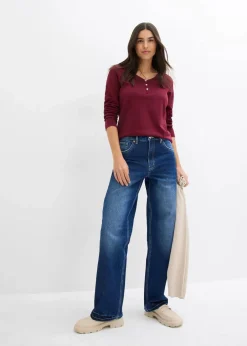 Langarmshirt aus reiner Bio-Baumwolle