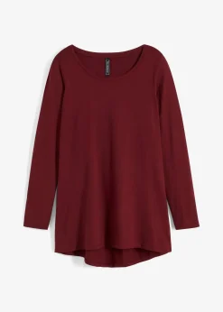 Langarmshirt aus reiner Baumwolle