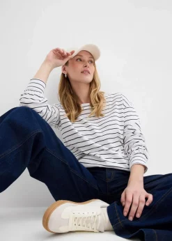 Langarmshirt aus reiner Bio-Baumwolle