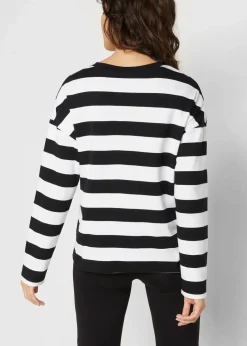 Langarmshirt aus reiner Interlock-Baumwolle