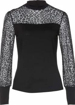 Langarmshirt aus softem Viskose-Mix