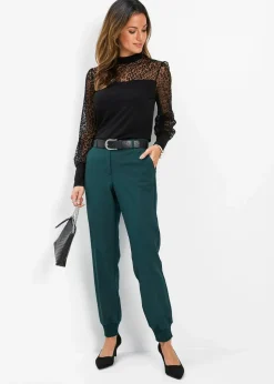 Langarmshirt aus softem Viskose-Mix