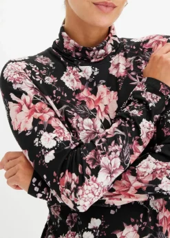 Langarmshirt aus softem Viskose-Mix