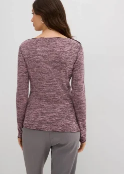 Langarmshirt aus softem Viskose-Mix