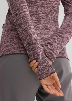 Langarmshirt aus softem Viskose-Mix