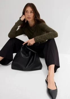 Langarmshirt aus softem Viskose-Mix