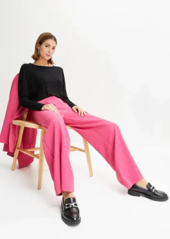 Langarmshirt aus softem Viskose-Mix