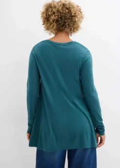 Langarm-Shirt aus softer Viskose