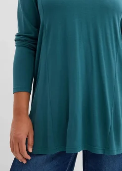 Langarm-Shirt aus softer Viskose