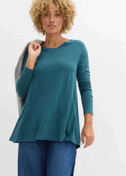Langarm-Shirt aus softer Viskose