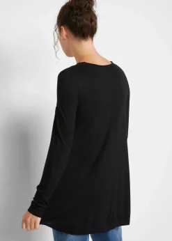 Langarm-Shirt aus softer Viskose