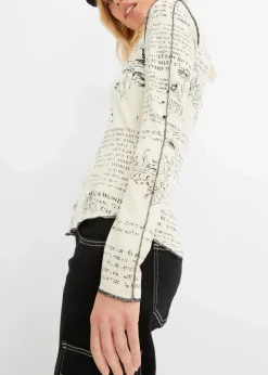 Langarmshirt aus softer Viskose