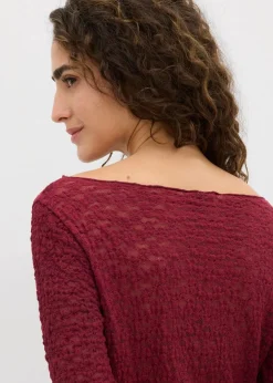 Langarmshirt aus Spitze