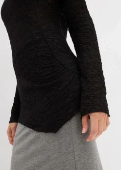 Langarmshirt aus Spitze