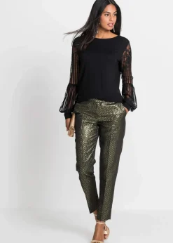 Langarmshirt aus Viskose-Mix