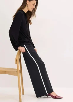 Langarmshirt aus Viskose-Mix