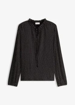 Langarmshirt aus Viskose-Mix