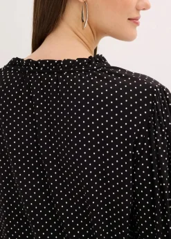 Langarmshirt aus Viskose-Mix