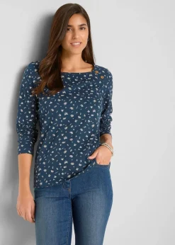 Langarmshirt, bedruckt