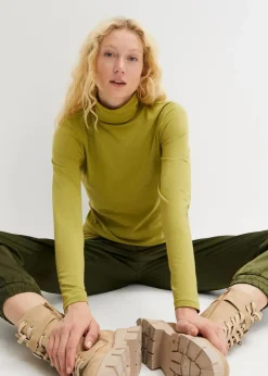 Langarmshirt mit reiner Bio-Baumwolle