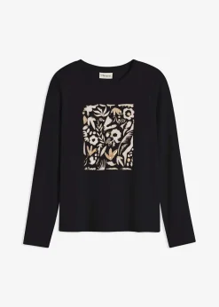 Langarmshirt mit Bio-Baumwolle