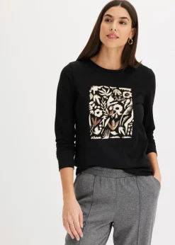 Langarmshirt mit Bio-Baumwolle