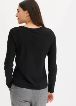 Langarmshirt mit Bio-Baumwolle