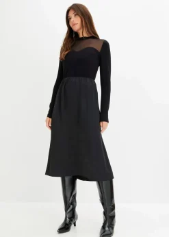 Langarmshirt mit Mesh