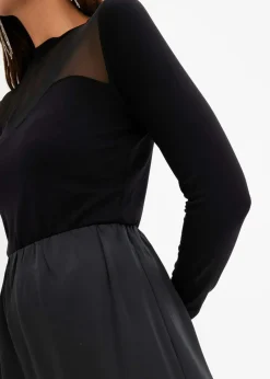 Langarmshirt mit Mesh