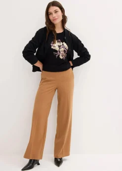 Langarmshirt mit Pailletten