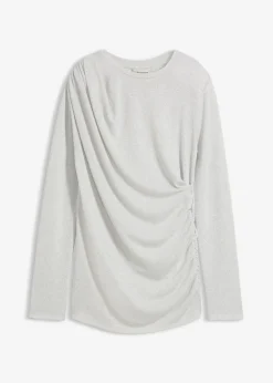 Langarmshirt mit Raffungen