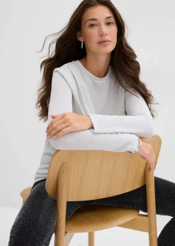 Langarmshirt mit Raffungen