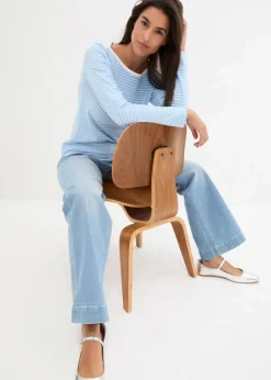 Langarmshirt mit reiner Bio-Baumwolle